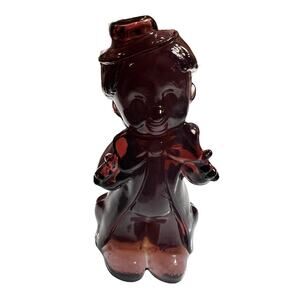 VTG Boyd Chuckles The Clown Thistleberry Purple Figurine 4"